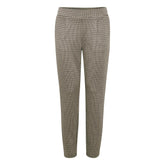 ICHI Beige Polyester Pant