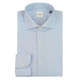 Bagutta Light Blue Cotton Men Shirt