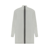 Mordecai White Cotton Pattern Shirt