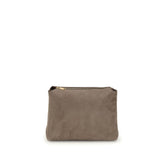 Khaite Beige Calf Leather Bos Taurus Shoulder Bag