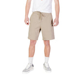 Replay Beige Cotton Bermuda Shorts