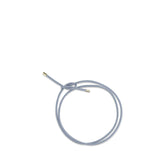 Forte_Forte Light Blue Calf Leather Bos Taurus Belt