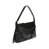Givenchy Black Calf Leather Bos Taurus Shoulder Bag