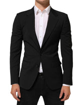 Dolce & Gabbana Black STAFF 2 Buttons Suit Jacket Blazer