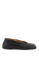 'SPATOLONA' LEATHER BALLERINA FLATS