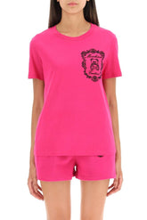 BEAR-EMBROIDERED T-SHIRT