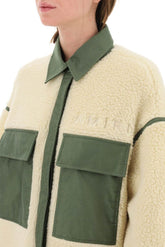 SHERPA AND COTTON WORKWEAR JACKET