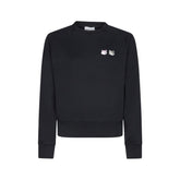 MAISON KITSUN SWEATSHIRTBlack Sweatshirt