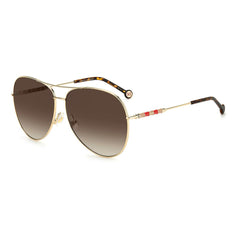 Lunettes de soleil Femme Carolina Herrera CH 0034/S  Ø 64 mm Doré