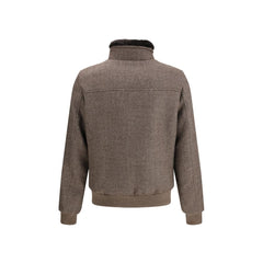 MooRER Brown Cashmere Bomber