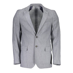 Gant Gray Cotton Blazer