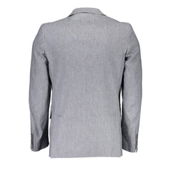 Gant Gray Cotton Blazer