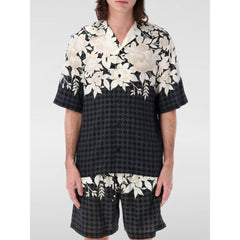 Amiri Black Silk Pattern Shirt