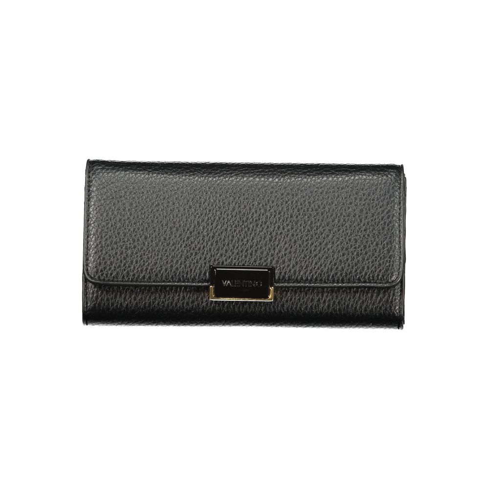 Mario Valentino Black Polyurethane Women Wallet