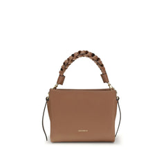 Coccinelle Beige Calf Leather Bos Taurus Handbag