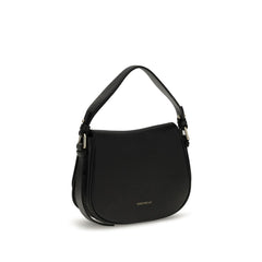 Coccinelle Black Calf Leather Bos Taurus Shoulder Bag