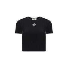 Fendi Black Cotton T-Shirt