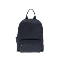 Kiton Blue Nylon Backpack