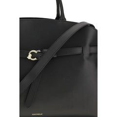 Coccinelle Black Calf Leather Bos Taurus Handbag