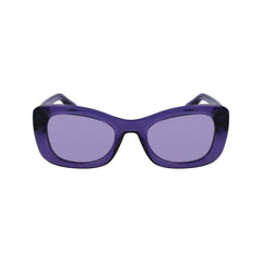 Victoria Beckham Gray Acetate Sunglasses