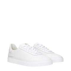 Givenchy White Leather Low Top Sneakers