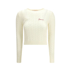 Fiorucci Cream Merino Wool Sweatshirt