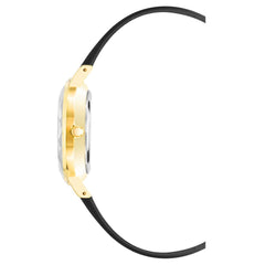 Juicy Couture Black Plastic Dress Watch