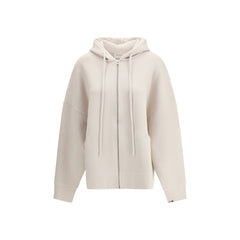 Extreme Cashmere White Cashmere Hoodie