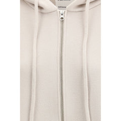 Extreme Cashmere White Cashmere Hoodie