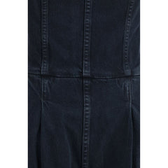 Agolde Blue Cotton Jumpsuit