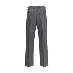 Prada Gray Fleece Wool Dress Pants