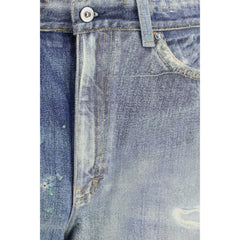 Our Legacy Blue Cotton Relaxed Fit Jeans