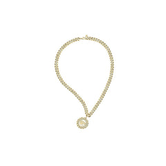 Chiara Ferragni Gold Stainless Steel Necklace