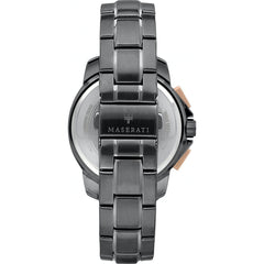 Maserati Black Stainless Steel Sport Watch