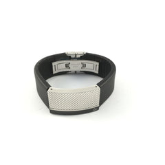 GC Black Stainless Steel Bracelet