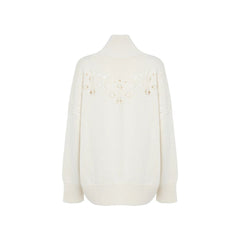Chloé White Wool Sweatshirt