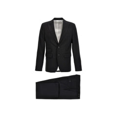 Dsquared² Black Elastane Two-Piece Suit