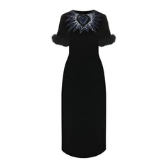 Fendi Black Viscose Cocktail Dress