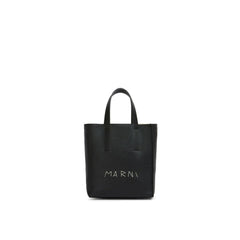 Marni Black Calfskin Tote Bag
