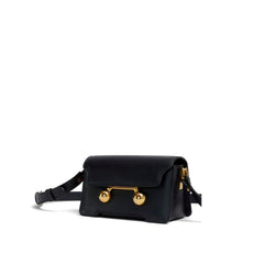 Marni Black Calfskin Crossbody Bag