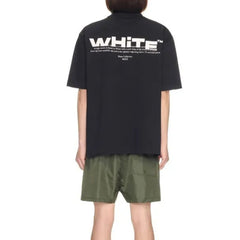 Off-White Black Cotton T-Shirt
