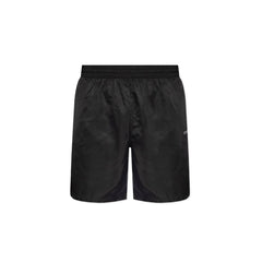 Off-White Black Polyester Swim Shorts