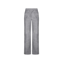 Amiri Gray Leather Pants