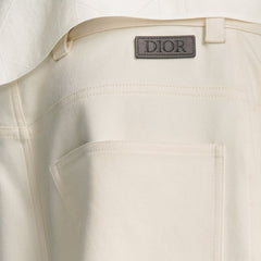 Dior White Cashmere Chino Pants