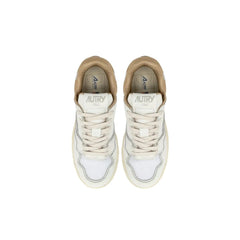 Autry White Leather Low Top Sneakers