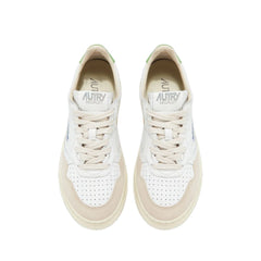 Autry White Leather Low Top Sneakers