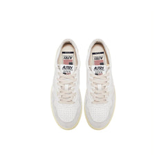 Autry White Leather Low Top Sneakers