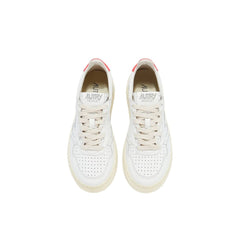 Autry White Leather Low Top Sneakers