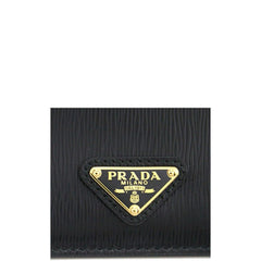 Prada Black Calfskin Cardholder