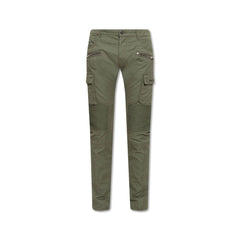 Balmain Bicolor Cotton Cargo Pants